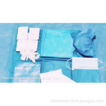 Disposable Custom Procedure Pack Sterile Field Surgical Kit